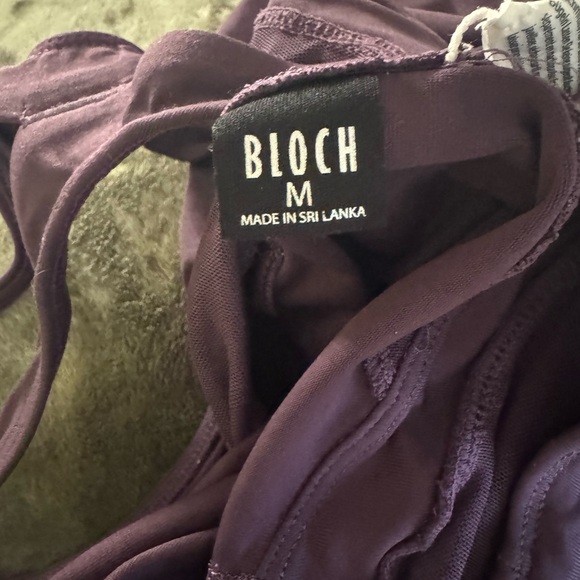 Bloch Dark Purple Velvet Leotard - Picture 4 of 4